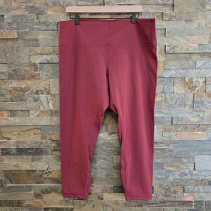 LuluLemon Wunder Under High Rise Tight Luxtreme 18 25” Chianti Red W5BPAS